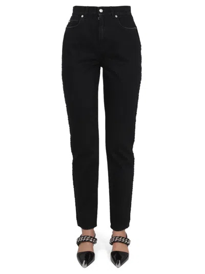 Alexander Mcqueen Straight-leg Jeans In Black
