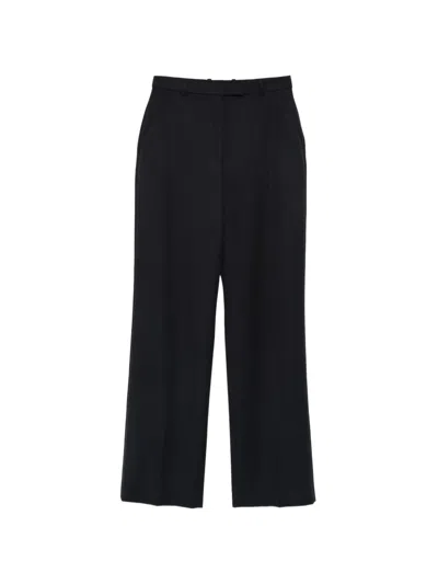 Alexander Mcqueen Straight-leg Tailored Trousers In Black
