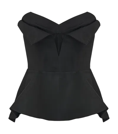 ALEXANDER MCQUEEN STRAPLESS CORSET TOP