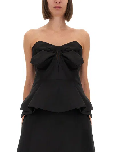 ALEXANDER MCQUEEN STRAPLESS CORSET TOP
