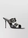 Alexander Mcqueen Alexander Mc Queen Punk Double Buckle Leather Sandals