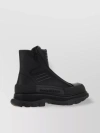 Alexander Mcqueen Tread Slick Motorcycle Boot In Black