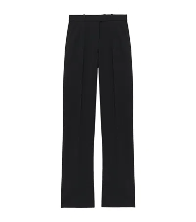 ALEXANDER MCQUEEN STRETCH-WOOL STRAIGHT TROUSERS
