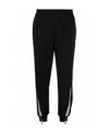 Alexander Mcqueen Stripe-detail Track Pants In Black