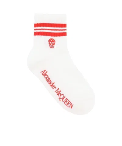 ALEXANDER MCQUEEN ALEXANDER MCQUEEN LOGO INTARSIA SOCKS