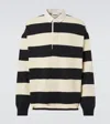Alexander Mcqueen Rugby Polo In Black