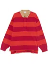 Alexander Mcqueen Men's Oversized Rugby Polo Shirt In Red