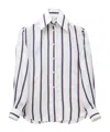Alexander Mcqueen Striped Shirt In White