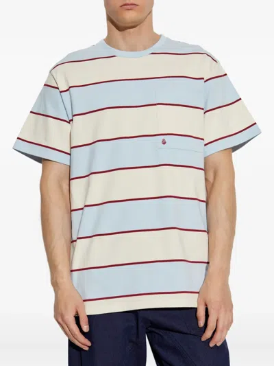 ALEXANDER MCQUEEN STRIPED SHORT-SLEEVE T-SHIRT