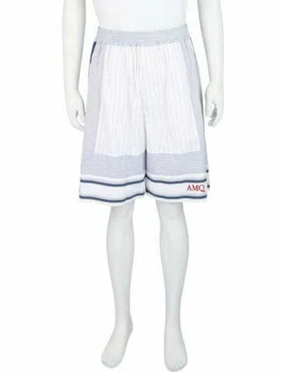 Pre-owned Alexander Mcqueen Striped Shorts W/ Tags In White