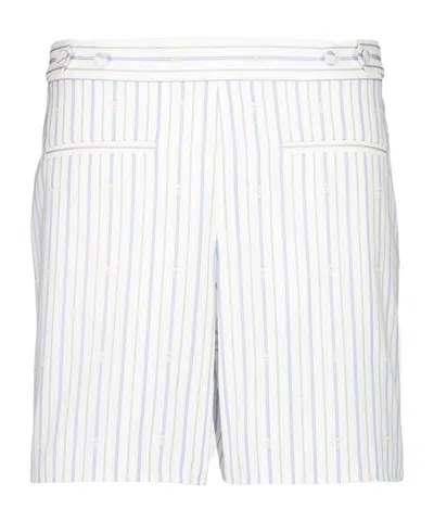 ALEXANDER MCQUEEN ALEXANDER MCQUEEN STRIPED PYJAMA SHORTS