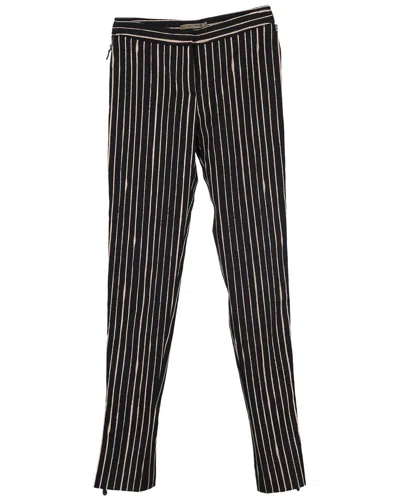 Pre-owned Alexander Mcqueen Striped Slim-fit Trousers, Size It, 38 (authentic Pre-loved)