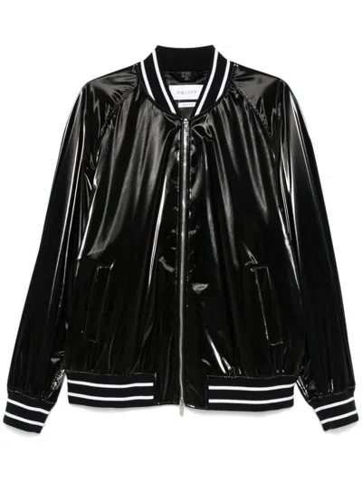 ALEXANDER MCQUEEN STRIPED-TRIM BOMBER JACKET