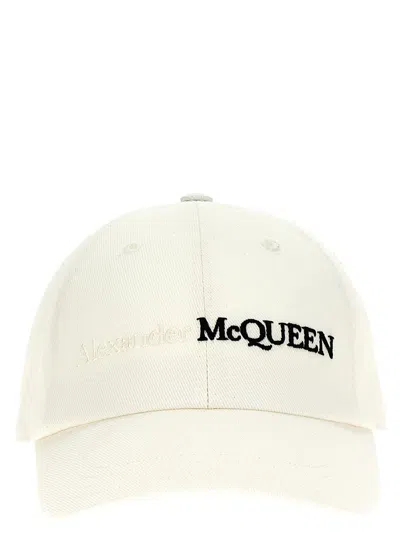 Alexander Mcqueen Structured Baseball Cap With Logo Embroidery In Multi