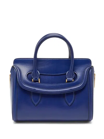 Pre-owned Alexander Mcqueen Structured Leather Tote Bag