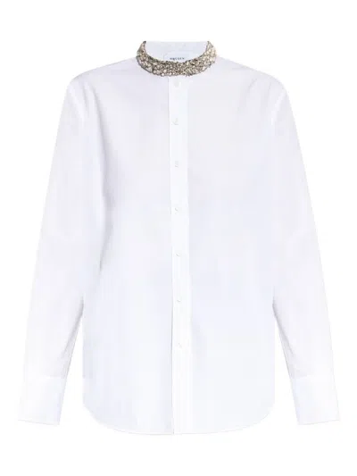 Alexander Mcqueen Structured White Button-down Shirt
