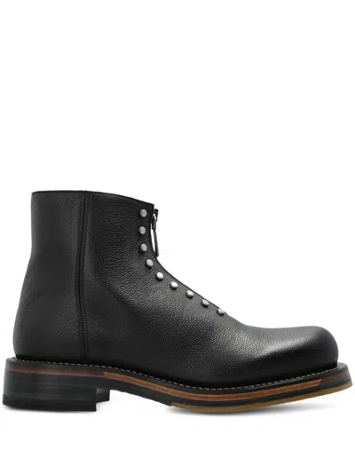 ALEXANDER MCQUEEN STUD-EMBELLISHED BOOTS