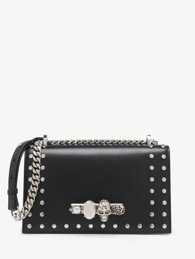 Alexander Mcqueen Stud-embellished Jewelled Satchel