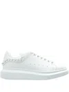 Alexander Mcqueen Oversized Leather Sneakers W/ Crystals