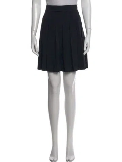 Pre-owned Alexander Mcqueen Studded Accents Mini Skirt In Black