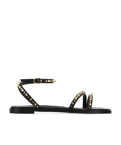 ALEXANDER MCQUEEN ALEXANDER MCQUEEN STUDDED FLAT SANDALS