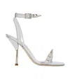 Alexander Mcqueen Studded Heeled Sandals In Multi