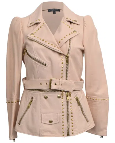 Alexander Mcqueen Studded Jacket (authentic Pre-loved) In Brown