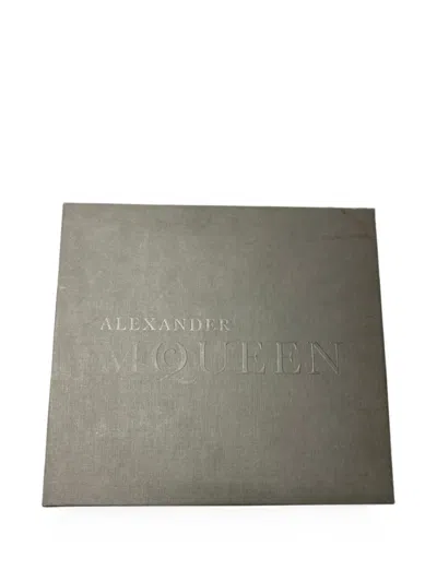 Pre-owned Alexander Mcqueen Studded Lace-up Boots In Black