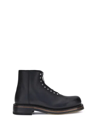 Alexander Mcqueen Studded Leather Ankle Boots