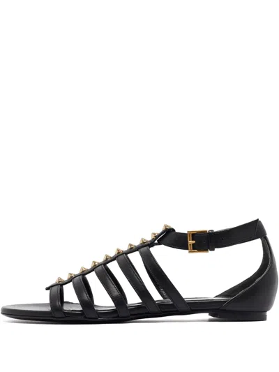 Pre-owned Alexander Mcqueen Studded Leather Sandals
