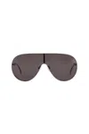 Alexander Mcqueen Studded Mask Sunglasses For A Bold And Ed In Black
