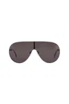 Alexander Mcqueen Studded Mask Sunglasses For A Bold And Ed In Black