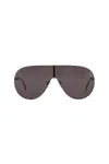 Alexander Mcqueen Studded Mask Sunglasses For A Bold And Ed In Black