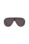 Alexander Mcqueen Studded Mask Sunglasses For A Bold And Ed In Black