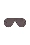Alexander Mcqueen Studded Mask Sunglasses For A Bold And Ed In Black