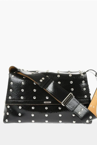 Alexander Mcqueen Studded Textured Leather Bag
