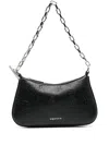 Alexander Mcqueen Alexander Mc Queen Black Top Zip Bag With Dust Bag