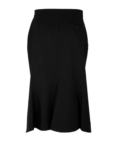 Alexander Mcqueen Stylish Slim-fit Skirt In Black