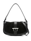 Alexander Mcqueen Suede Buckle Bag