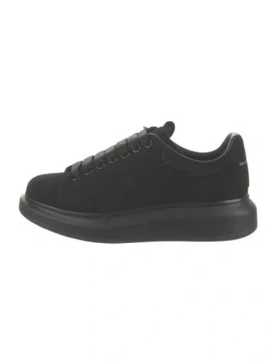 Pre-owned Alexander Mcqueen Suede Chunky Sneakers In Black