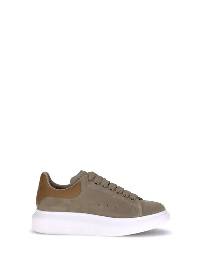 Alexander Mcqueen Suede Leather Sneakers