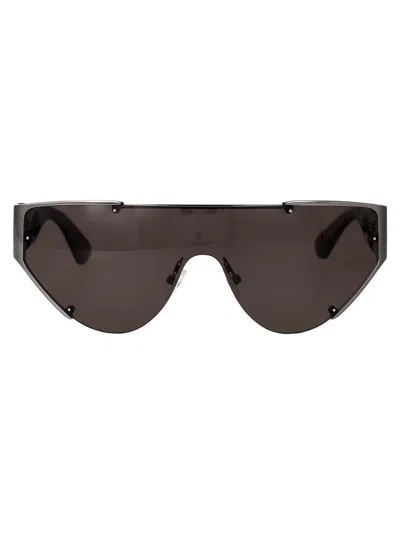 Alexander Mcqueen Sunglasses In 001 Ruthenium Black Grey