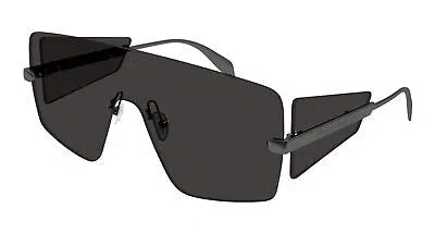 Pre-owned Alexander Mcqueen Sunglasses Am0460s 001 Ruthenium Grey Man In Gray