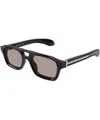 Alexander Mcqueen Alexander Mc Queen Aviator Sunglasses Am0505 S 001 In Black