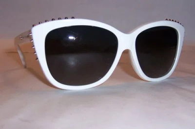 Pre-owned Alexander Mcqueen Sunglasses Amq 4263/f/s White/gray C29-hd Authentic