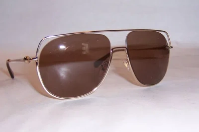 Pre-owned Alexander Mcqueen Sunglasses Amq 4272/s J5g-ut Gold/brown Authentic
