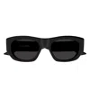 Alexander Mcqueen Eyewear Rectangle Frame Sunglasses In Black