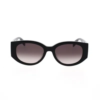 Alexander Mcqueen Am0330s Logo Acetate Sunglasses In Black