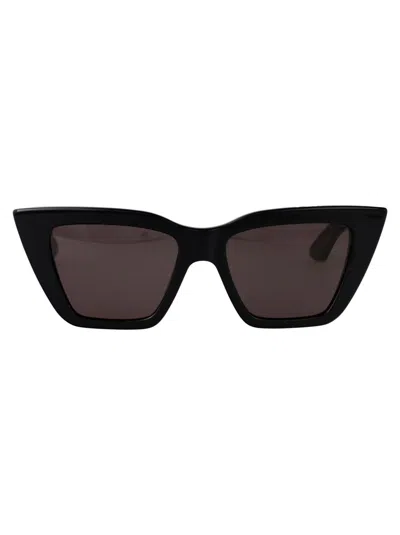 Alexander Mcqueen Sunglasses In Black-black-grey