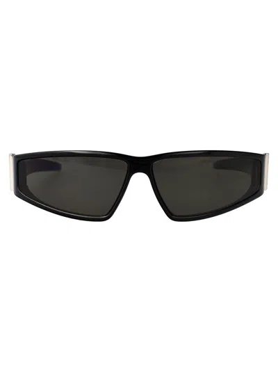 Alexander Mcqueen Sunglasses In Black-black-grey